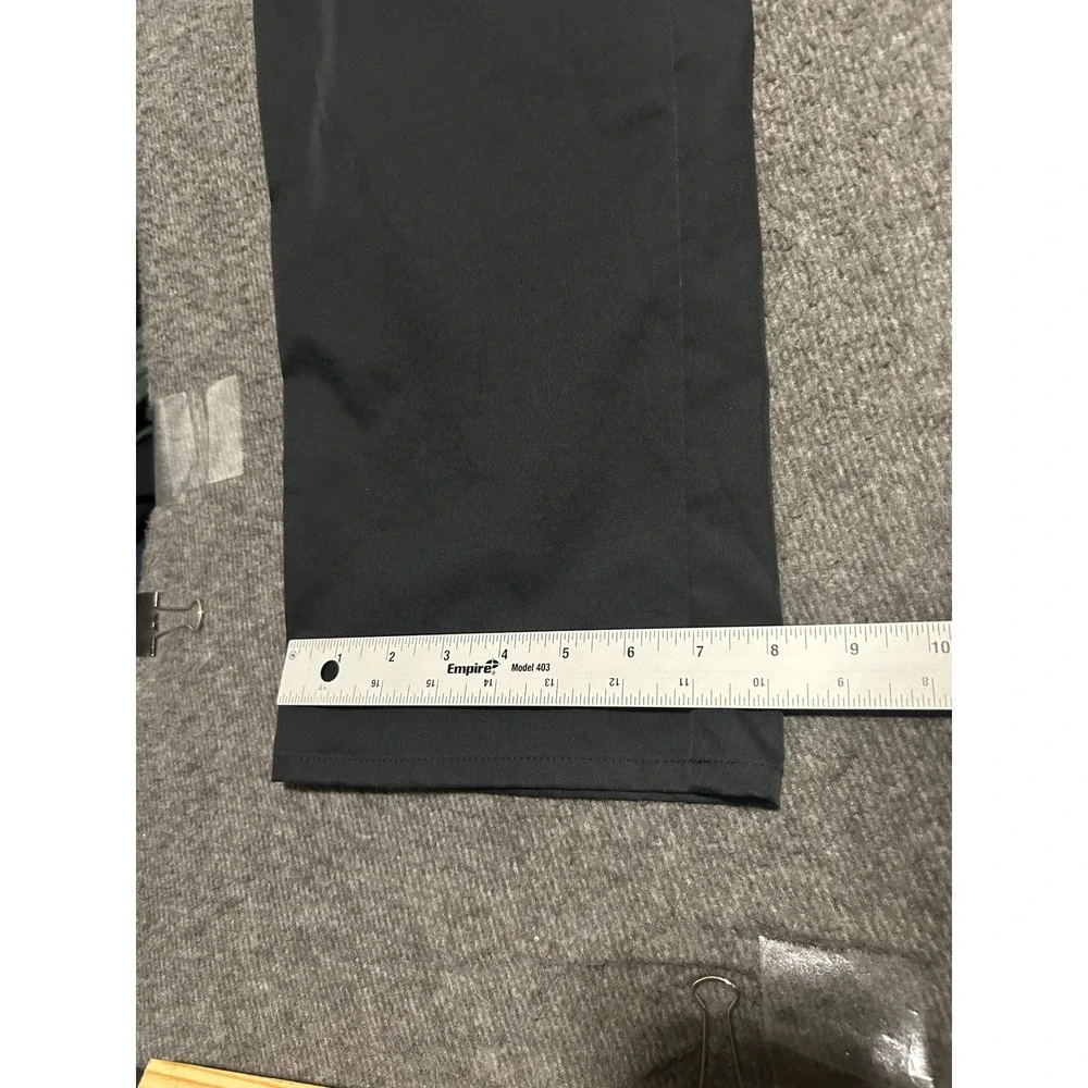 Peter millar eb66 chino pants mens black golf performance fit 42X32
